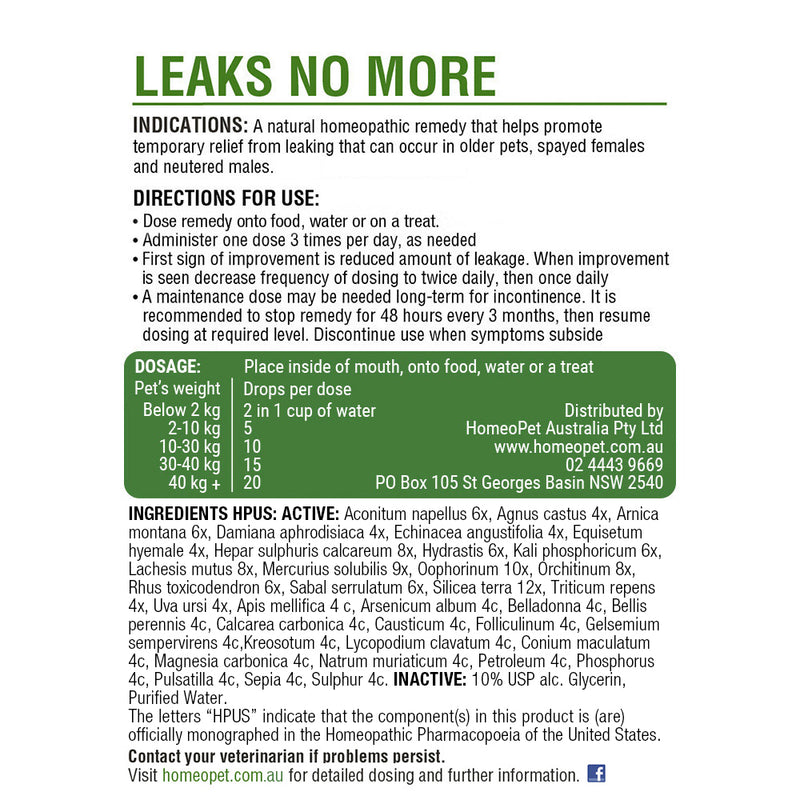 Leaks No More