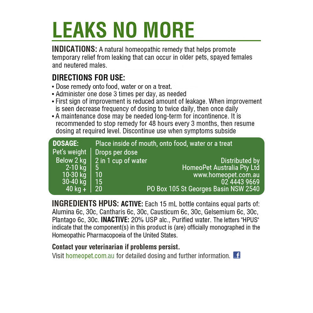 Leaks No More